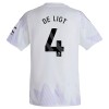 Camisola Manchester United De Ligt 4 Homen Equipamento 2ª 2025-26